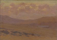 Tatras landscape, early evening, c1932. Creator: Ferdinand Katona