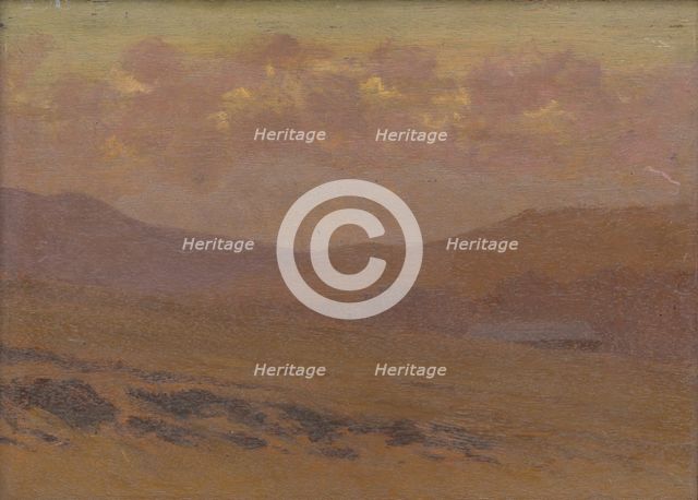 Tatras landscape, early evening, c1932. Creator: Ferdinand Katona.