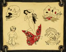 Tattoo Flash, 20th century. Creator: Unknown