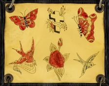 Tattoo Flash, 20th century. Creator: Unknown