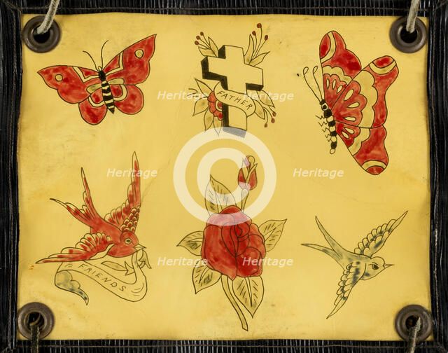 Tattoo Flash, 20th century. Creator: Unknown.