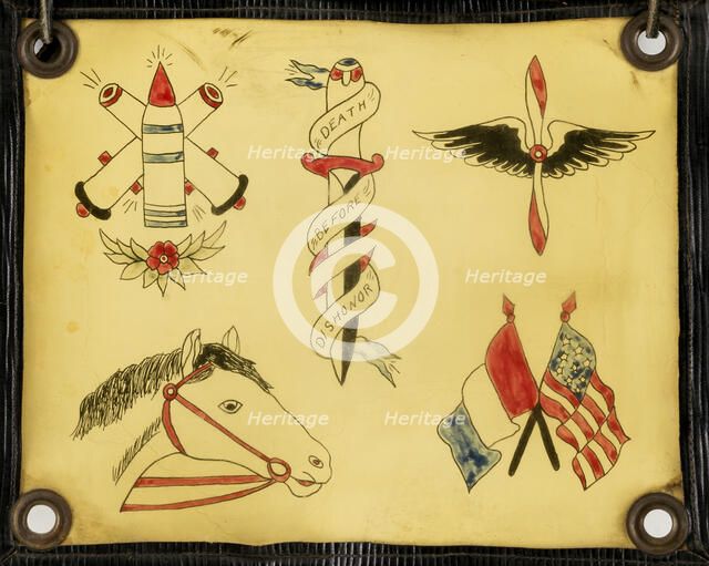 Tattoo Flash, 20th century. Creator: Unknown.