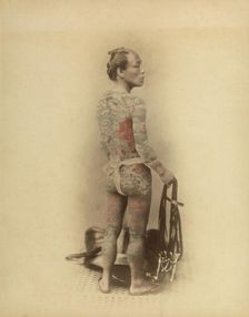 Tattooed Man, 1863-1868. Creator: Felice Beato