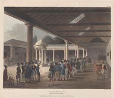 Tattersall's, Horse Repository, Hyde Park Corner, September 1, 1809., September 1, 1809. Creator: Thomas Sunderland