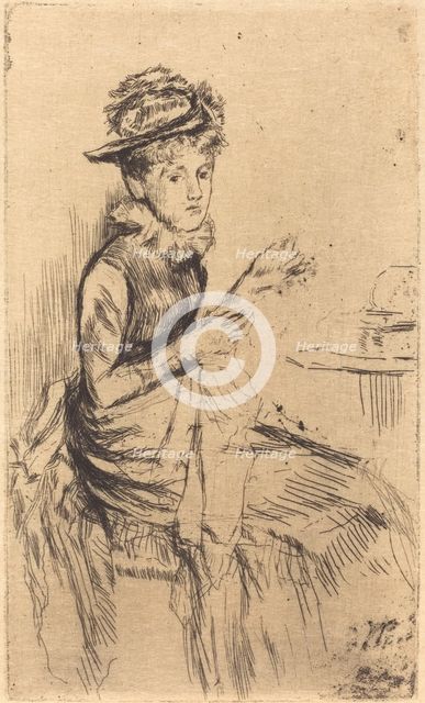 Tatting, c. 1873. Creator: James Abbott McNeill Whistler.