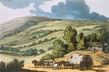 Taunton Vale, Somersetshire, pub. 1822. Creator: Thomas Rowlandson (1756-1827)