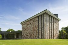 Taunton Crematorium Chapel, Wellington New Road, Taunton, Somerset, c2000s(?). Artist: James O Davies