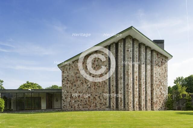Taunton Crematorium Chapel, Wellington New Road, Taunton, Somerset, c2000s(?). Artist: James O Davies.