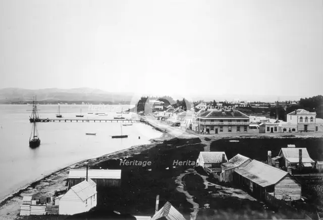 Tauranga, Bay of Plenty, North Island, New Zealand, 1875. Artist: Unknown