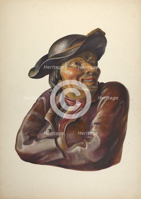 Tavern Bust, c. 1937. Creator: Walter Hochstrasser.