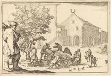 Tavern, c. 1617. Creator: Jacques Callot