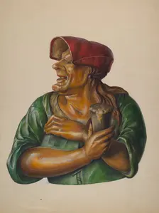 Tavern Figure, c. 1937. Creator: Walter Hochstrasser