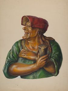 Tavern Figure, c. 1937. Creator: Walter Hochstrasser