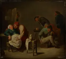 Tavern scene, 1600-1800. Creator: Adriaen Brouwer