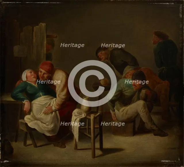 Tavern scene, 1600-1800. Creator: Adriaen Brouwer.