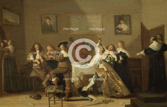 Tavern Scene, 1639. Creator: Dirck Hals.
