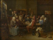 Tavern Scene, 1645-1649. Creator: Joos van Craesbeeck