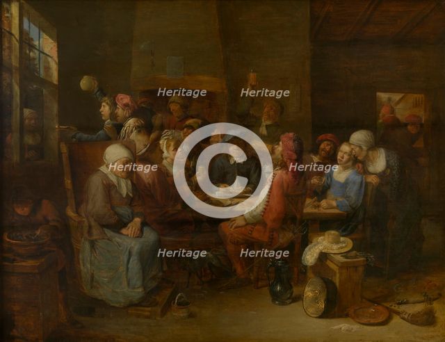 Tavern Scene, 1645-1649. Creator: Joos van Craesbeeck.