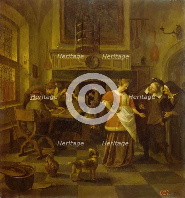 Tavern Scene, 1670. Creator: Jan Steen.