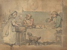 Tavern scene, 1780-1827. Creator: Thomas Rowlandson