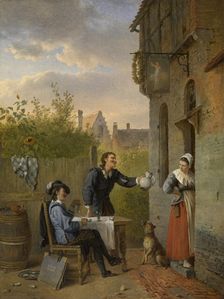 Tavern Scene, 1828. Creator: Ignatius van Regemorter