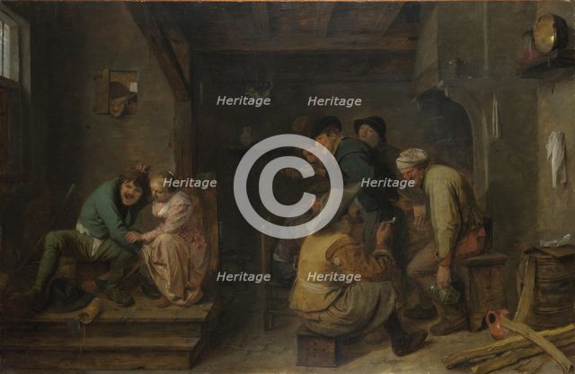 Tavern Scene, c. 1635. Artist: Brouwer, Adriaen (c.1605-1638)