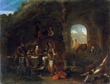 Tavern Scene c1640-1665. Creator: Philip Wouverman