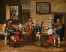 Tavern Scene. Creator: Jan van Amstel