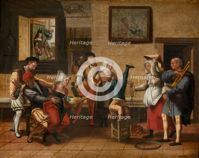 Tavern Scene. Creator: Jan van Amstel.