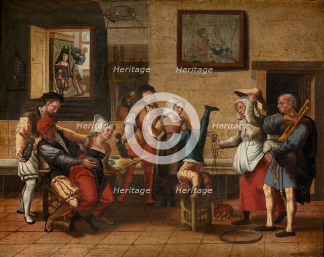 Tavern Scene. Creator: Jan van Amstel.