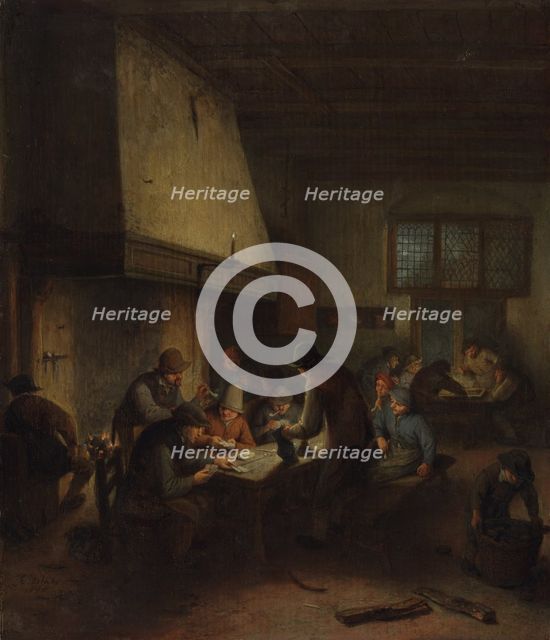 Tavern Scene, early 1660s. Creator: Adriaen van Ostade.
