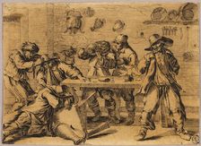 Tavern Scene with Carousing Men, n.d. Creator: Unknown