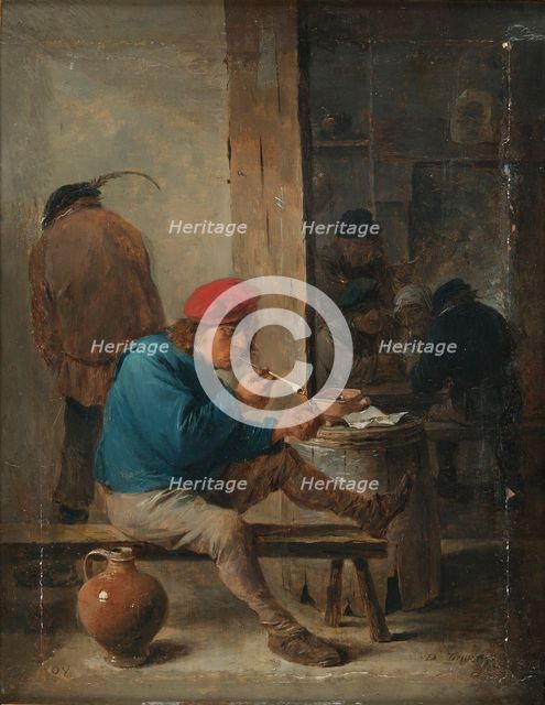 Tavern Scene with Smokers.