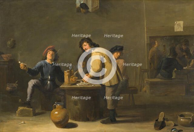 Tavern Scene with Pipe-smokers. Creator: Unknown.
