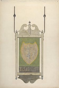 Tavern Sign, 1935/1942. Creator: Alfred Parys