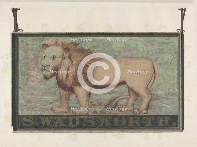 Tavern Sign, c. 1940. Creator: John Matulis.