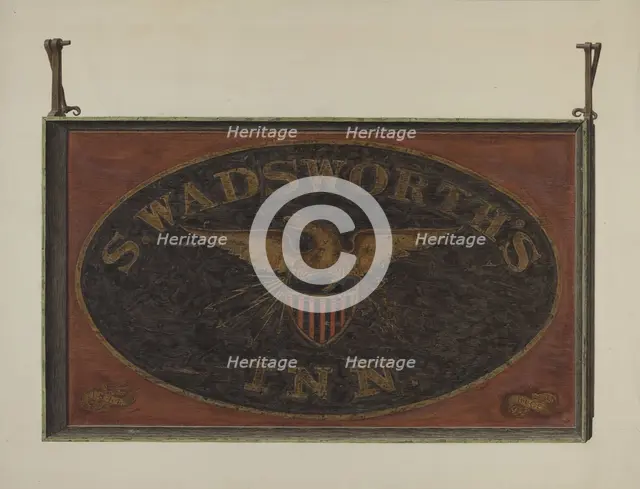 Tavern Sign, c. 1940. Creator: John Matulis.