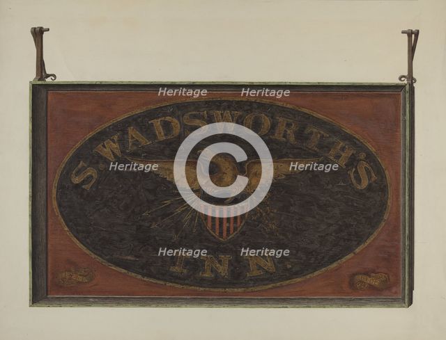 Tavern Sign, c. 1940. Creator: John Matulis.