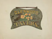 Tavern Sign, c. 1940. Creator: Robert W.R. Taylor