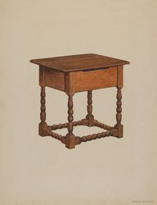 Tavern Table, 1936. Creator: Harry Eisman