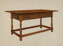 Tavern Table or Stretcher, 1935/1942. Creator: Dorothea A. Farrington