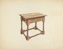 Tavern Table, c. 1953. Creator: Isadore Goldberg