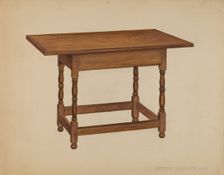 Tavern Table, c. 1936. Creator: Arthur Johnson
