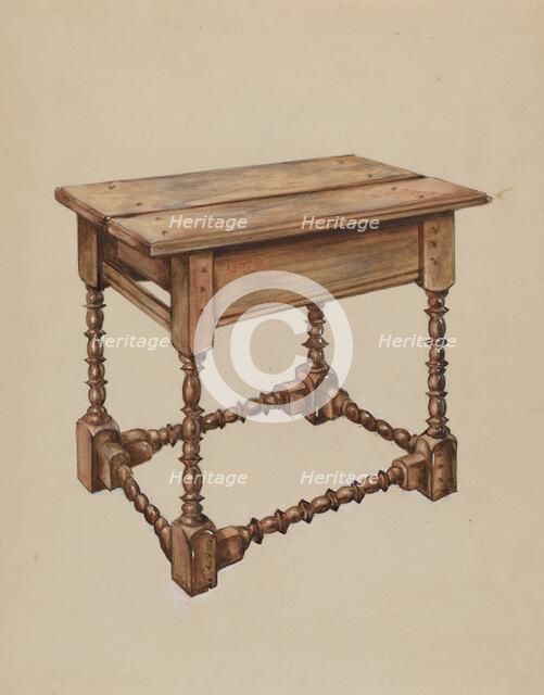 Tavern Table, c. 1936. Creator: Isadore Goldberg.