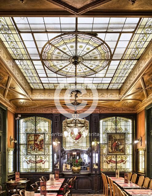 Taverne-Restaurant Falstaff, 17-19 Rue Henri Maus, Brussels, Belgium, (1903), c2014-2017. Artist: Alan John Ainsworth.