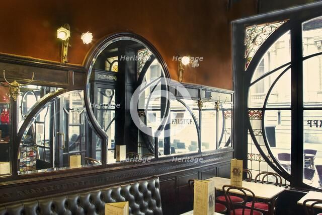 Taverne-Restaurant Falstaff, 17-19 Rue Henri Maus, Brussels, Belgium, (1903), c2014-2017. Artist: Alan John Ainsworth.