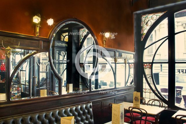 Taverne-Restaurant Falstaff, 17-19 Rue Henri Maus, Brussels, Belgium, (1903), c2014-2017. Artist: Alan John Ainsworth.