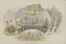 Tax collection, 1862. Creator: Znamensky, Mikhail Stepanovich (1833-1892)