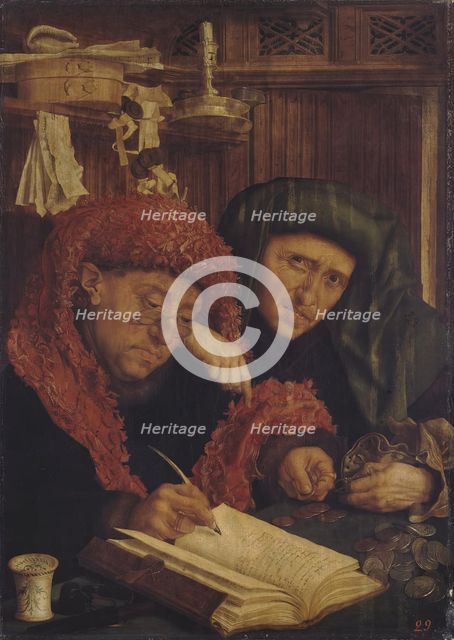 Tax-Collectors (?), 1535. Creator: Marinus van Reymerswaele.