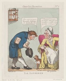 Tax Gatherer, August 30, 1799., August 30, 1799. Creator: Thomas Rowlandson